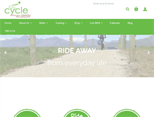 Tablet Screenshot of cycleaway.com.au